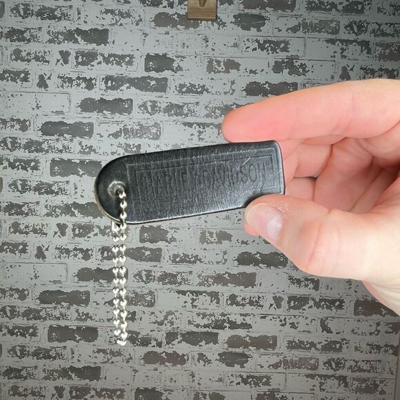 Harley Davidson | leather stamped tag - Picture 5 of 5